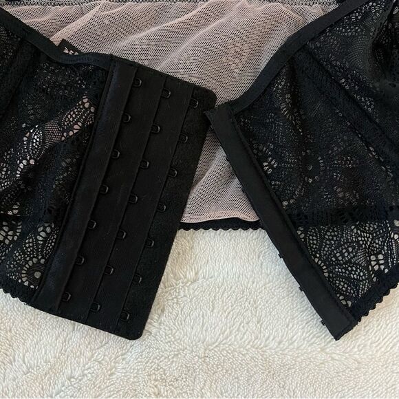 Victoria’s Secret Lace Bustier Corset Black NEW Size 32B - Picture 5 of 7